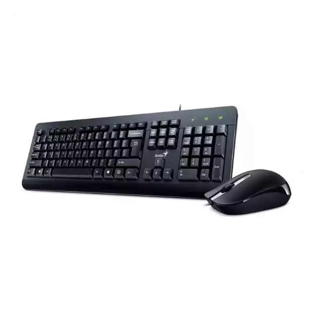 Tastatura + Miš Genius KM-160 USB US, crna