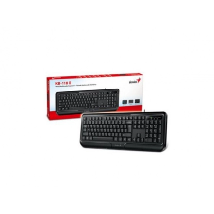 Tastatura USB Genius KB-118 II US Black