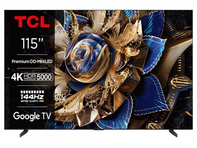 Televizor TCL 115X955Max/MiniLED/115"/4K/144Hz/Google TV/crna