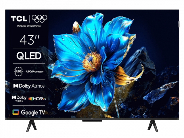 Televizor TCL 43P7K/QLED/43"/4K/60Hz/Google TV/crna