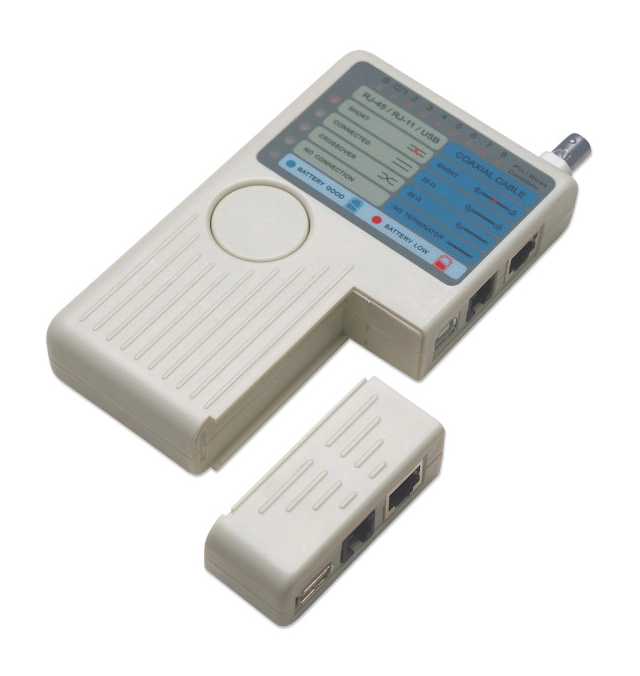 Tester mrežni Intellinet 351911 RJ45/RJ11/USB/BNC
