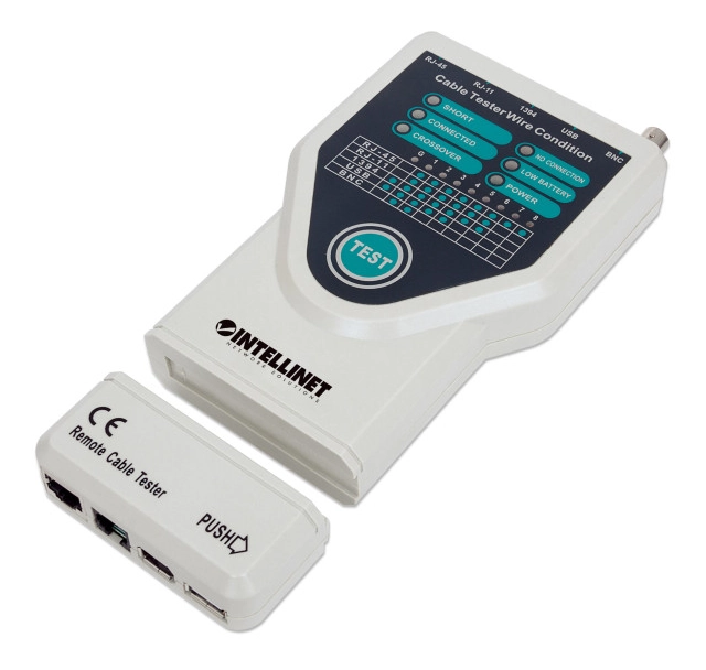 Tester mrežni Intellinet 780094 RJ45/RJ11/USB/BNC