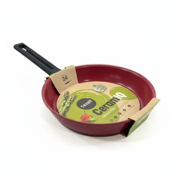 Tiganj duboki CeramIQ Texell TPCQ-D24/24cm/bordo