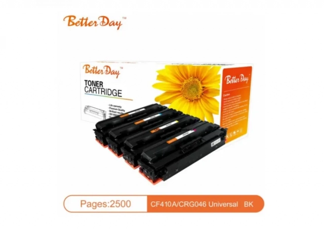 Toner BetterDay M452 CF410A/CN CRG-046K zam. kaseta za HP Black 2.5k
