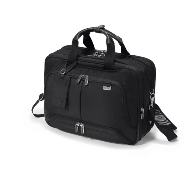 Torba za laptop Dicota Eco Top Traveller Twin Pro D30844-RPET 15.6" crna