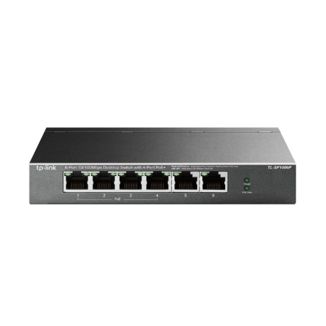 TP-LINK TL-SF1006P PoE switch 6 porta(4 poe+2) 