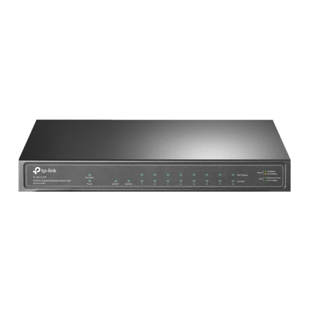 TP-LINK TL-SG1210P POE+ 8-porta Gigabitni,1XRJ45 GB,1XSFP GB 