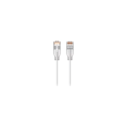 Ubiquiti UACC-Cable-Patch-EL-0.3M-W Nano-thin patch cable with 2.5 GbE support designed to show Etherlighting effects