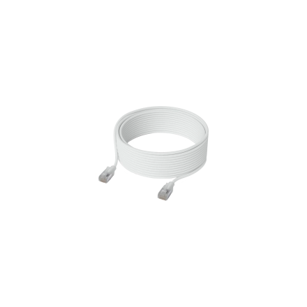 Ubiquiti UniFi UACC-Cable-Patch-EL-C6A-8M-W Premium Patch Cable Ultra-thin braided, designed and optimized for 10 GbE networking, RJ45