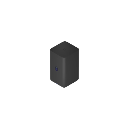 Ubiquiti UniFi UNAS-2-B-EU Network Attached Storage with (2) 3.5inch HDD bays, 2.5 GbE networking, USB-C connectivity, and an included PoE++ adapter, all in a compact footprint, black