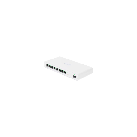 Ubiquity Switch (8) GbE RJ45 ports with 27V passive PoE output,1 SFP port