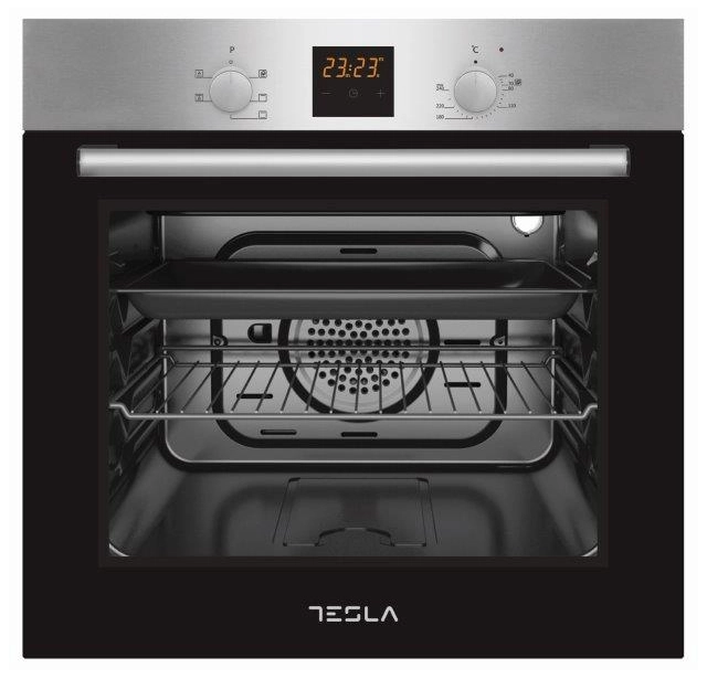 Ugradna rerna TESLA BO700SX ventilatorska/56L/mehanicka/inox