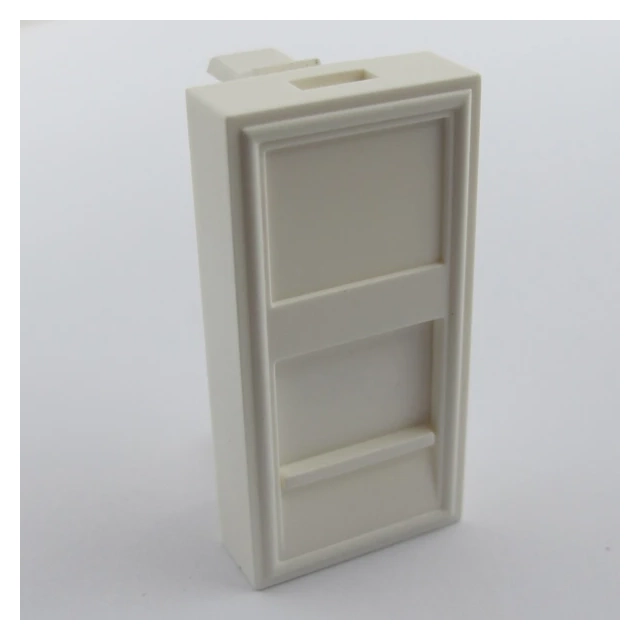 Uložak 45 x 22.5mm (1M) sa 1 slotom za keystone module sa zastorom ravan (FPK1-1M-01 / FA-644-1SP)