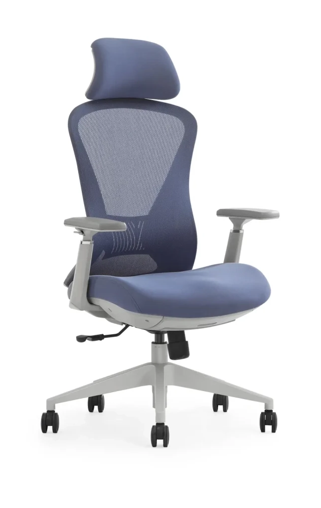 Ultra ergonomska kancelarijska stolica UGD Conference Lite Silver Blue