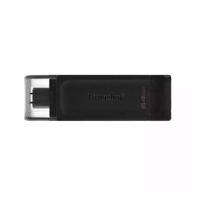 USB memorija KINGSTON DT70/64GB/DataTraveler/3.2/crna