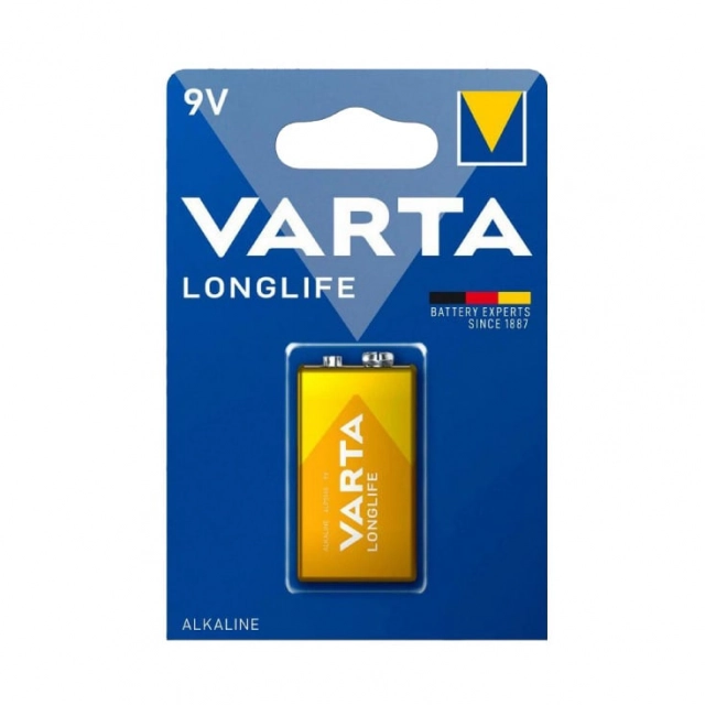 Varta alkalna mangan baterija 9V VAR-6LR61/BP1