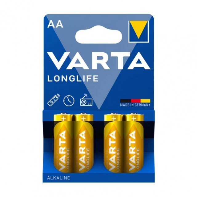 Varta alkalne mangan baterije AA VAR-LR06/BP4