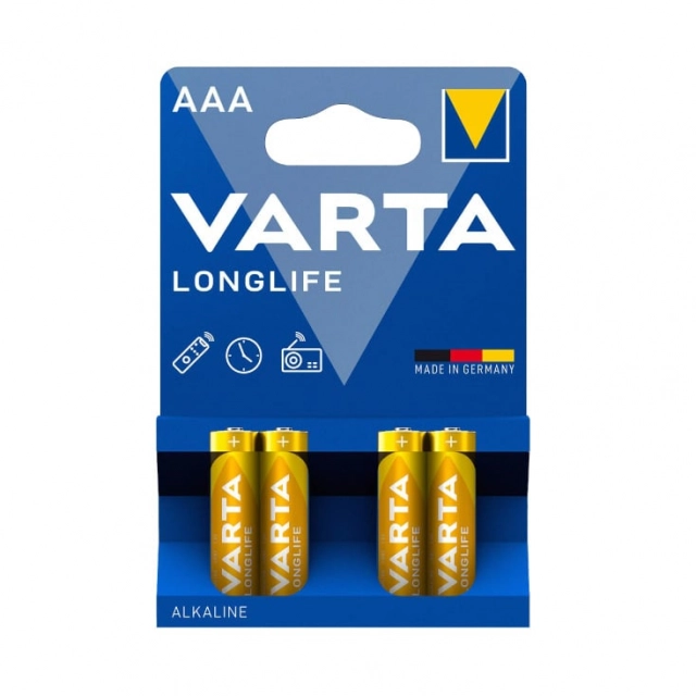 Varta alkalne mangan baterije AAA VAR-LR03/4BL