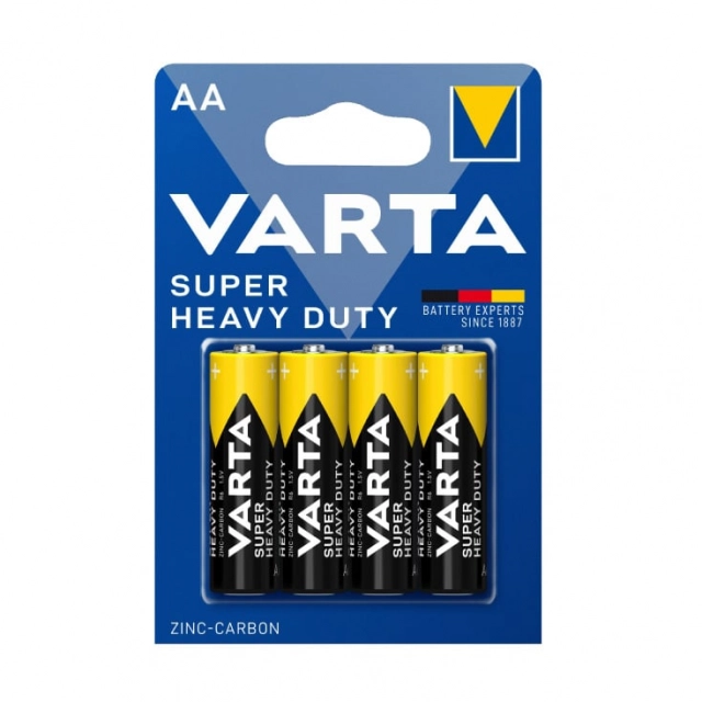 Varta cink-karbon baterije AA VAR-R06/4BL