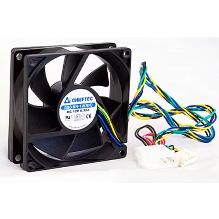 Ventilator 80mm Chieftec AF-0825PWM PWM Crni
