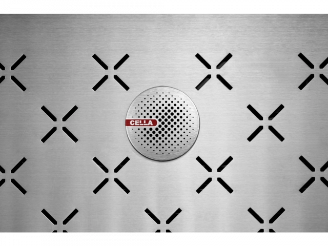 Vinska vitrina TESLA RW430M/E/dve zone/drvene police/193 boce/59,5x70,5x184,5/crna