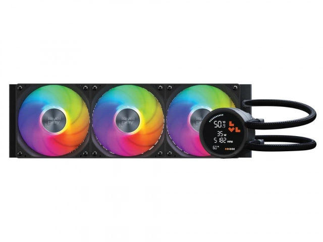 Vodeno hladenje za CPU LEVELPLAY Combat Liquid 360 HUD AIO/sa ekranom/crna