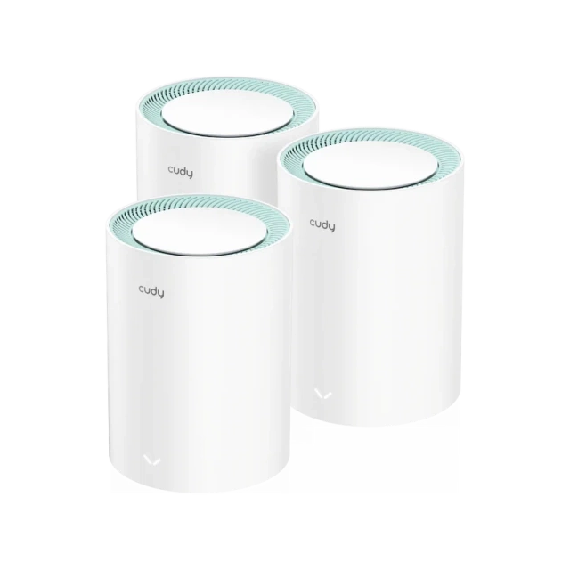 Whole Home Wi-Fi 6 Gigabit  Mesh System Cudy M1500 AX1500 Dual Band(3-Pack)