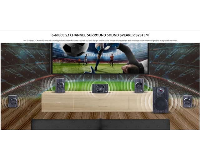 Zvučnici Genius SW-HF 5.1 4500 II Black