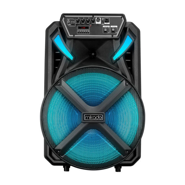 Zvucnik Mikado MD-BT123 30W, USB, Bluetooth, micro SD + mikrofon crni